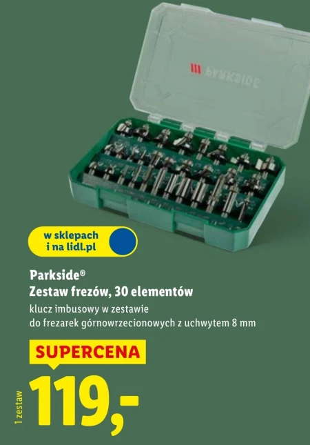 Набір фрез Parkside