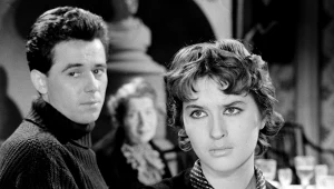 Tadeusz Janczar i Maria Wachowiak w filmie "Pożegnania"