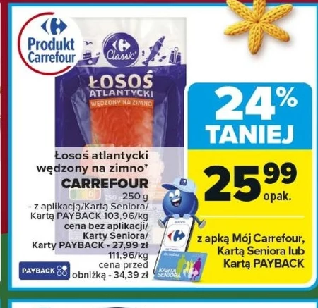 Копчений лосось Carrefour