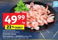 Blanszowane krewetki