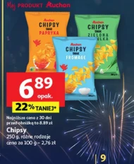Chipsy Auchan