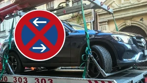 Znak z białymi strzałkami myli kierowców. Może skończyć się nawet lawetą