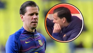 Szczęsny przyłapany. Zażył snusa podczas meczu. Hiszpanie komentują