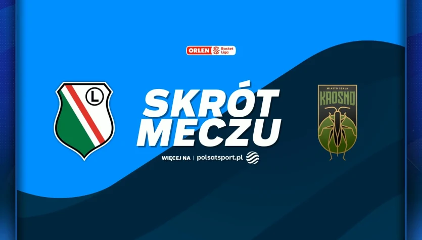 Legia Warszawa - Miasto Szkła Krosno. Skrót meczu. WIDEO
