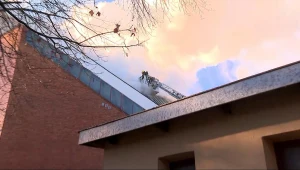 Lubelskie. Pożar kościoła parafii Najświętszego Serca Jezusowego przy ul. Kunickiego w Lublinie