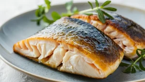 żabnica, smażona ryba