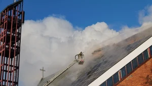 Pożar kościoła w Lublinie