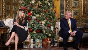 Zdjęcia Melani Trump i jej męża obiegły sieć. Tak spędzili święta