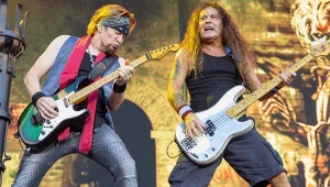 Od Lewej: Adrian Smith, Steve Harris (Iron Maiden)