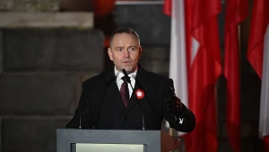 Karol Nawrocki na obchodach 107. rocznicy wybuchu powstania wielkopolskiego