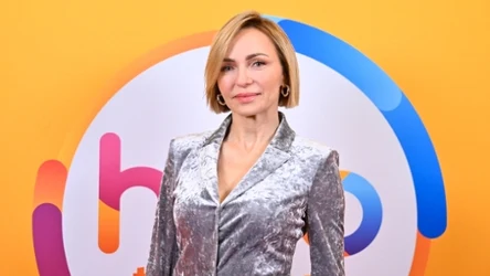 Anna Wyszkoni w studiu "halo tu polsat"