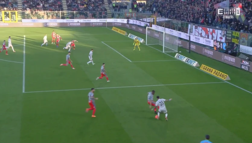 Cremonese - Napoli. Skrót meczu. WIDEO (Eleven Sports)