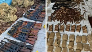 Policja rozbiła grupę handlującą bronią z frontu