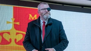 Europoseł i prezes Konfederacji Korony Polskiej Grzegorz Braun