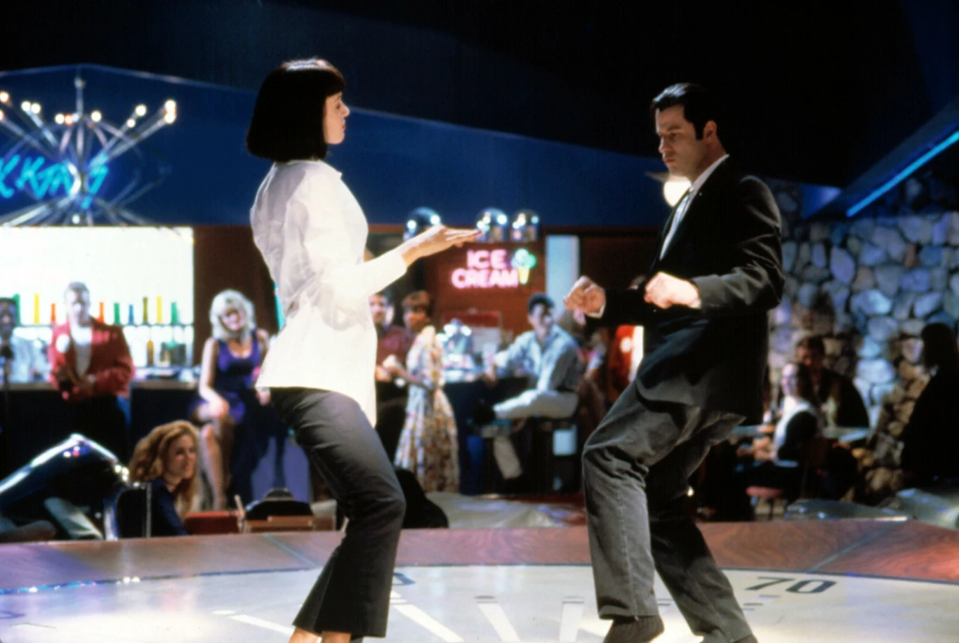 "Pulp fiction" (Uma Thurman, John Travolta)