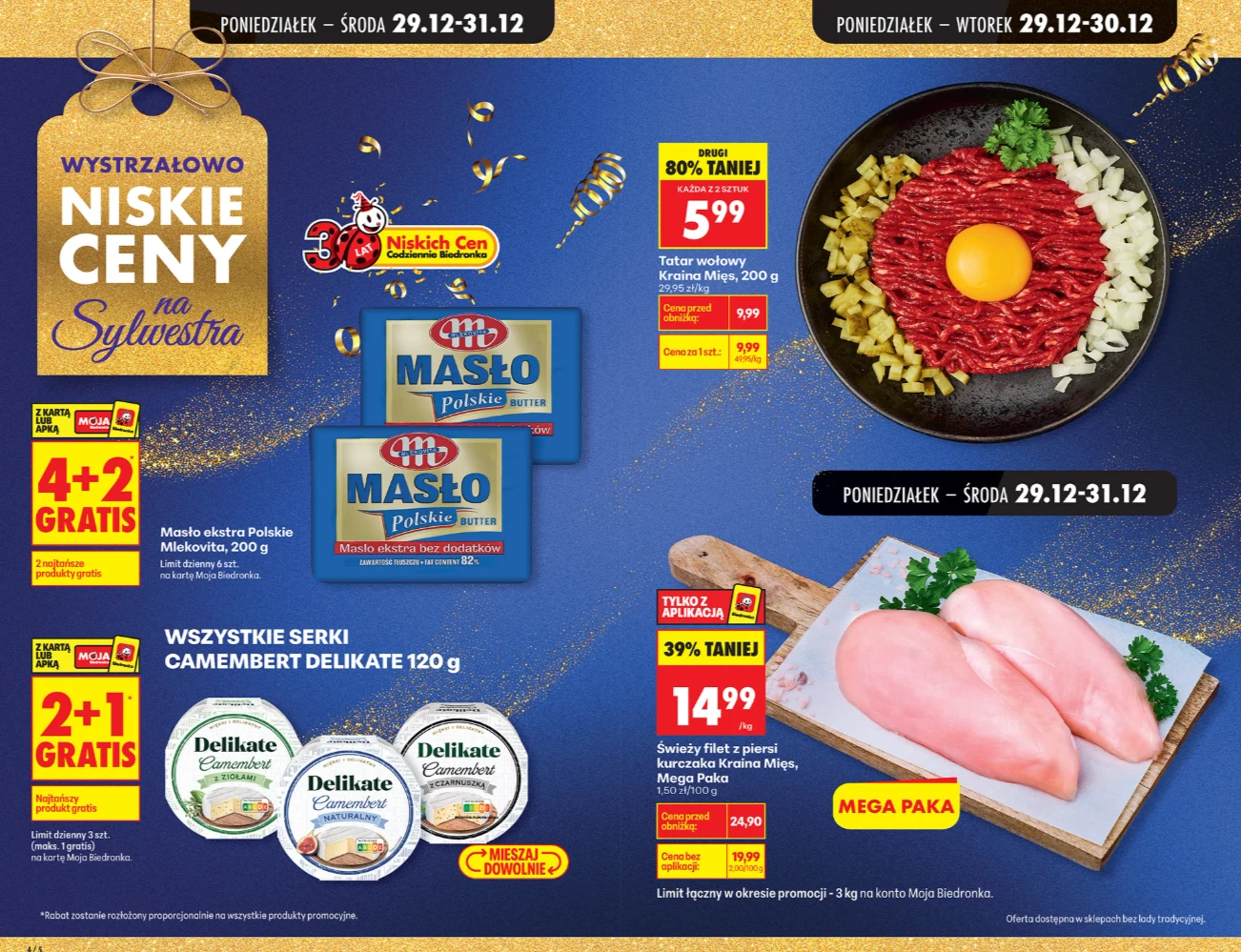 Masło, serki i filet z kurczaka w mega promocjach – taniej nawet o 80%!