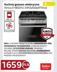 Kuchenka gazowo-elektryczna Amica