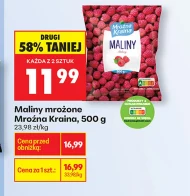 Mrożone maliny Mroźna Kraina