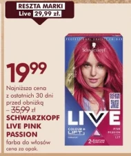 Farba do włosów Live