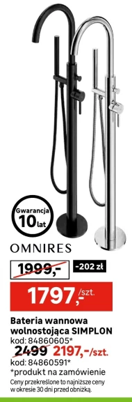 Bateria wannowa Omnires