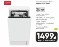 Zmywarka do zabudowy Amica
