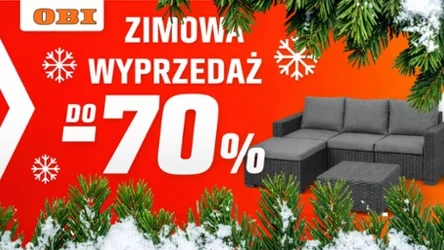 OBI właśnie odpaliło ZIMOWĄ WYPRZEDAŻ, a ceny spadają nawet o 70%!