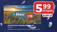 Chusteczki higieniczne Velvet