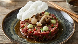 ​Tatar wołowy w stylu fusion - japońska interpretacja europejskiej klasyki