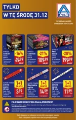 Tylko w środę 31.12 - Aldi