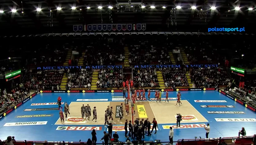 Sir Susa Scai Perugia - Cucine Lube Civitanova. Skrót meczu. WIDEO