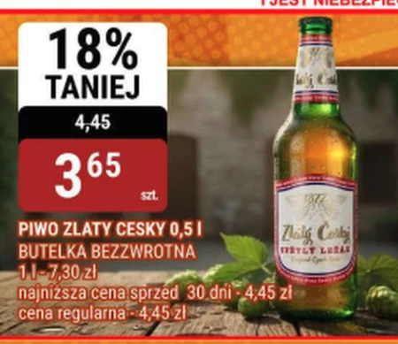 Пиво Zlatý Český