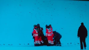 Służby medyczne zajmują się Antti Aigro