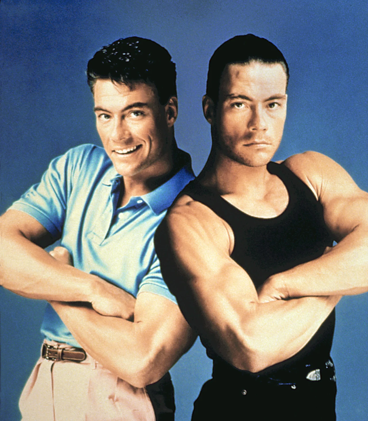 Jean-Claude Van Damme w podwójnej roli w "Podwójnym uderzeniu" Jean-Claude Van Damme w podwójnej roli w "Podwójnym uderzeniu"