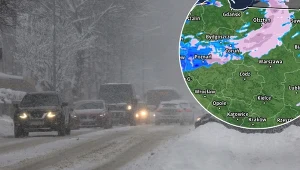 W wielu miejscach popada śnieg, a na północnym zachodzie również deszcz ze śniegiem. W górach trzeba uważać na zawieje i zamiecie śnieżne powodowane przez silny wiatr