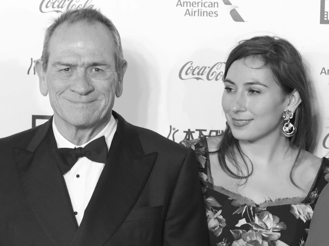 Tommy Lee Jones i jego córka Victoria w 2017 roku Tommy Lee Jones i jego córka Victoria w 2017 roku