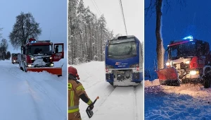 1 stycznia w całym kraju odnotowano łącznie 1972 interwencje strażaków. W województwie warmińsko-mazurskim ponad 2,5 tys. odbiorców w piątek wciąż nie ma prądu