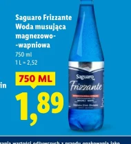 Woda mineralna Saguaro