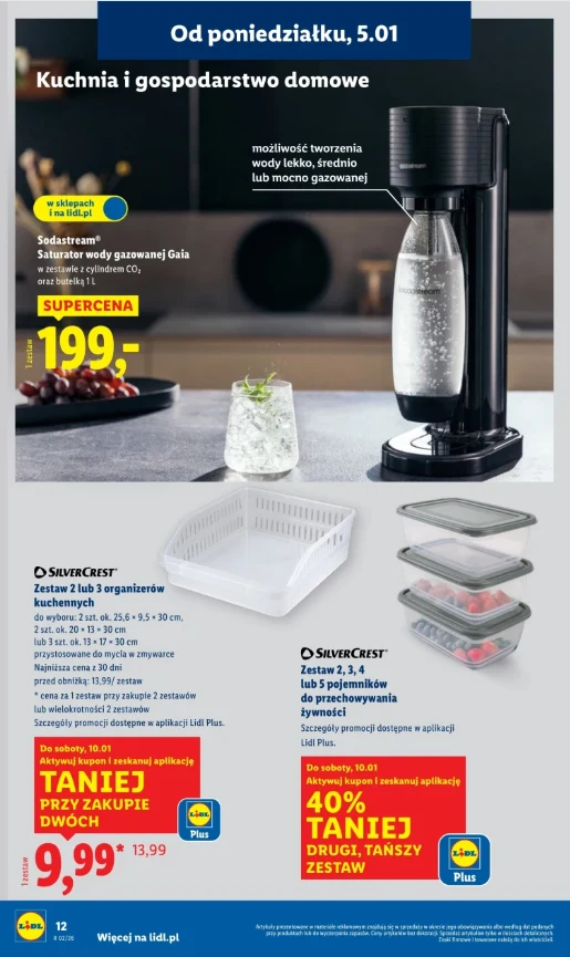 Saturator SodaStream taniej w Lidlu Saturator SodaStream taniej w Lidlu