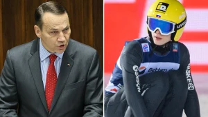 Minister spraw zagranicznych Radosław Sikorski, skoczek Danił Sadrejew