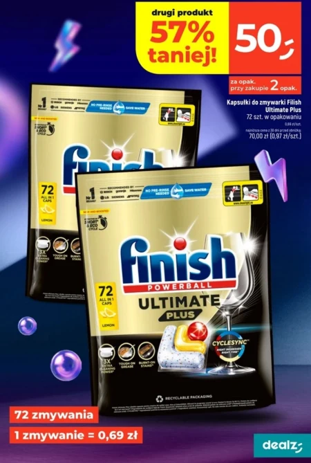 Капсули для посудомийних машин Finish