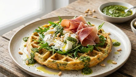 ​Wytrawne gofry według Mateusza Gesslera – śniadaniowy klasyk w eleganckiej, śródziemnomorskiej odsłonie