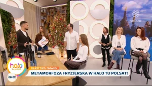 Maciej Maniewski zrobił Oli metamorfozę. Z cienkich włosów wyczarował bujną fryzurę