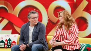 Przemysław Sadowski i Agnieszka Warchulska w programie "halo tu polsat"