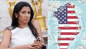 Żona doradcy Trumpa, Katie Miller, opublikowała na X mapę przedstawiającą Grenlandię jako terytorium Stanów Zjednoczonych
