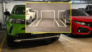 Rewolucja w wytyczaniu miejsc parkingowych. Kierowcy są zachwyceni, a zarządcy parkingów niezadowoleni. / Fot. Facebook - Derékszög-tagadók Hivatalos Csoport