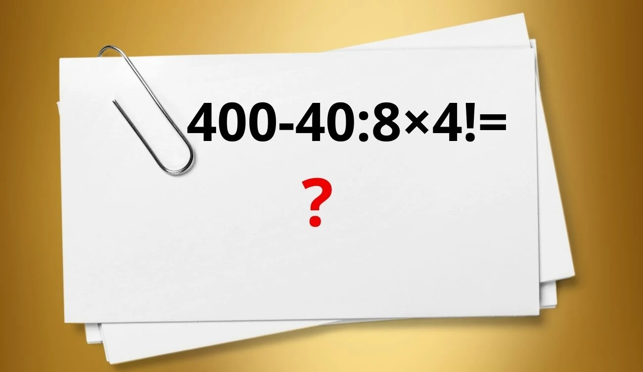Dasz radę rozwiązać zagadkę matematyczną w pamięci? Dasz radę rozwiązać zagadkę matematyczną w pamięci?