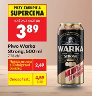 Piwo Warka Strong