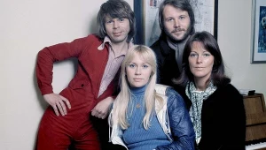 ABBA (1976), od lewej: Benny Andersson, Agnetha Faltskog, Bjorn Ulvaeus, Anni-Frid Lyngstad