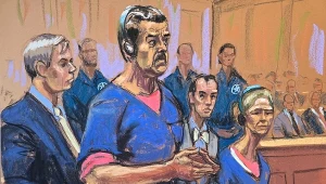 Emocje na rozprawie Maduro