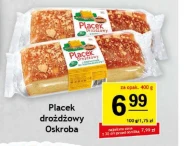 Placek drożdżowy Oskroba